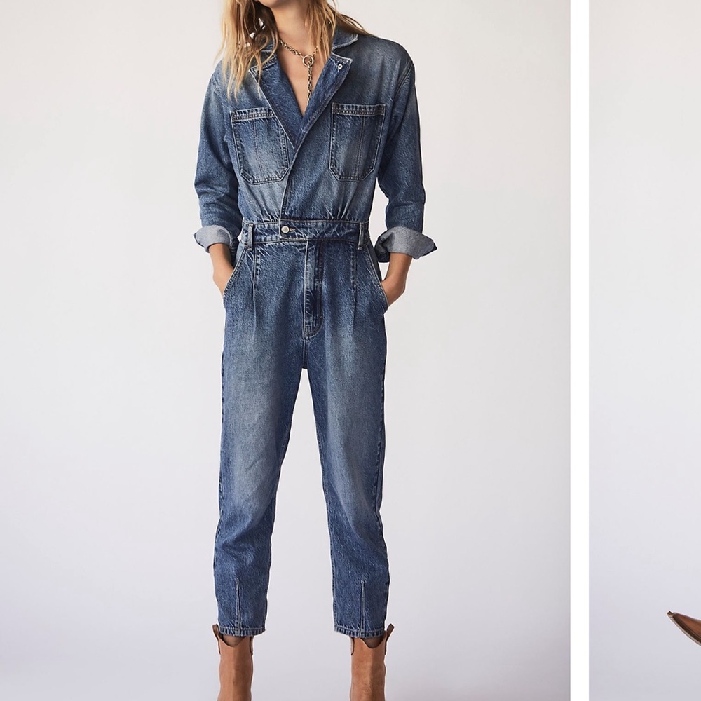 Free People We The Free Maris Denim Coverall